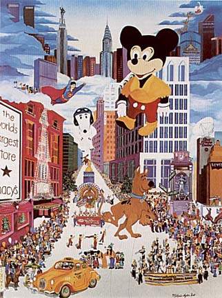 Charlie Brown balloon in Macy's Thanksgiving Day Parade